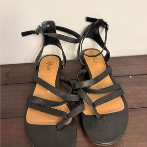 Style & Co. Black Strappy Sandals